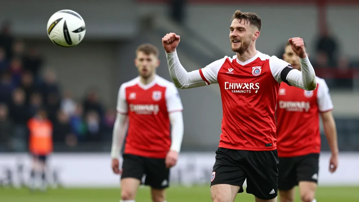 Dungannon Swifts secured a thrilling 4-3 win over Bangor in the NIFL Premiership, with Sean McAllister and Shea Gordon...